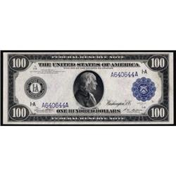 Fr 1087 1914 $100 FRN PMG Choice AU 58