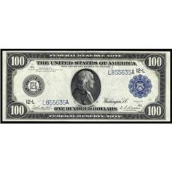 Fr 1130 1914 $100 FRN. PCGS Choice About New 55