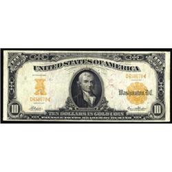 Fr 1170 1907 $10 Gold Cert PCGS VF25