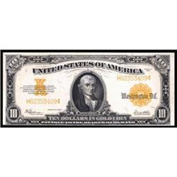 Fr 1173 1922 $10 Gold Cert. PCGS ChoiceAboutNew55