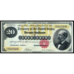 Fr 1178 1882 $20 Gold Cert PCGS Ch AboutNew58PPQ