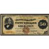 Image 1 : Fr 1188 1882 $50 Gold Cert PCGS APPARENT VF20