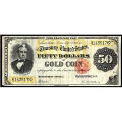 Fr 1197 1882 $50 Gold Cert VF