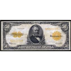 Fr 1200 1922 $50 Gold Cert PMG VF20