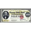 Image 1 : Fr 1215 1922 $100 Gold Cert. PMG VF30