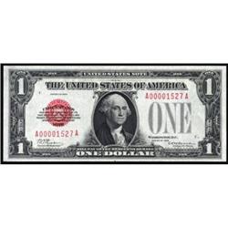 Fr 1500 1928 $1 LT Note. PMG Gem Unc 65EPQ