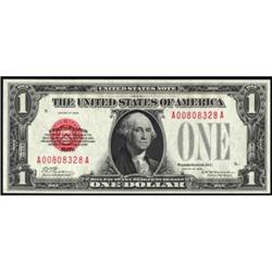 Fr 1500 1928 $1 LT Note. PMG Gem Unc 65EPQ