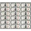 Image 1 : Fr 1532 1953 $5 LT Notes Uncut Sheet of 18
