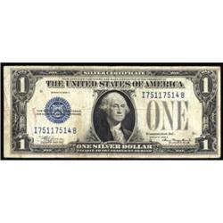 Fr 1605 1928E $1 Silver Cert Fine