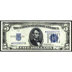 Fr 1650* 1934 $5 Silver Cert Star Note PCGS