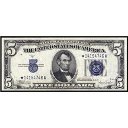 Fr 1653* 1934C $5 Silver Cert. PCGS Gem New 65PPQ