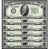 Image 1 : Fr 2006-E 1934A $10 FRNs Mule Half Cut Sheet PCGS