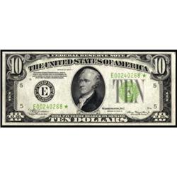 Fr 2006-E* 1934A $10 FR Star Note Mule PCGS