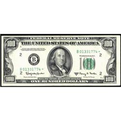 Fr 2162-B* 1950E $100 Federal Reserve Star. VF+