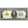 Image 1 : Fr 2405 1928 $100 Gold Cert PCGS EF40