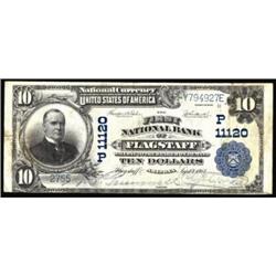 Flagstaff, AZ $10 1902 Plain Back Fr 632 The FNB