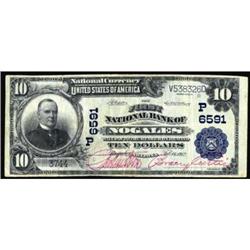 Nogales, AZ $10 1902 Plain Back Fr 628 The FNB