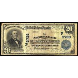 Phoenix, AZ $20 1902 Plain Back Fr 654. Fine