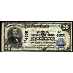 Chicago, IL $20 1902 Date Back Fr 646.