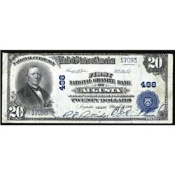 Augusta, ME $20 1902 Plain Back Fr 658.
