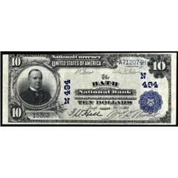Bath, ME $10 1902 Plain Back Fr 624 The Bath NB