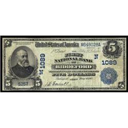 Biddeford, ME $5 1902 Date Back Fr 590.