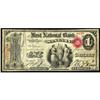 Image 1 : Santa Fe,Territory ofNM $1 OriginalSeries.The FNB