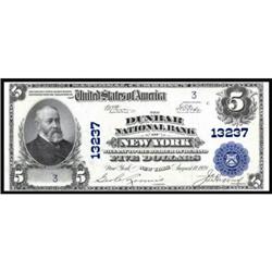 New York, NY $5 1902 Plain Back Fr 611. CGA Gem