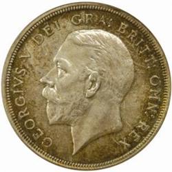 Great Britain George V (1910-1936) Silver Crown