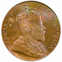 Hong Kong Edward VII (1901-1910) Bronze Cent