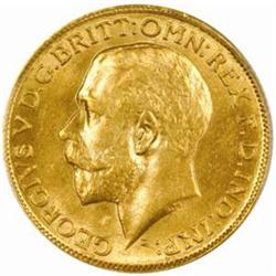 India British Raj George V 1910-36 Gold Sovereign