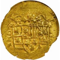 Mexico Felipe V.Gold 4 Escudos Undated Cob Type