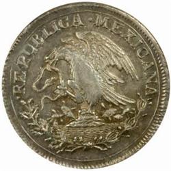 Mexico First Republic.Durango Silver 8 Reales