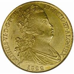 Portugal Jaoa VI (1816-1826) Gold Peca/6400 Reis