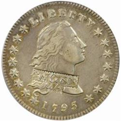 Scotland.4Sh,9P Counterstamp US 1795 Flowing Hair