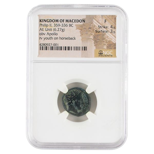 Ancient Olympic Games Coin: Kingdom of Macedon, Philip II