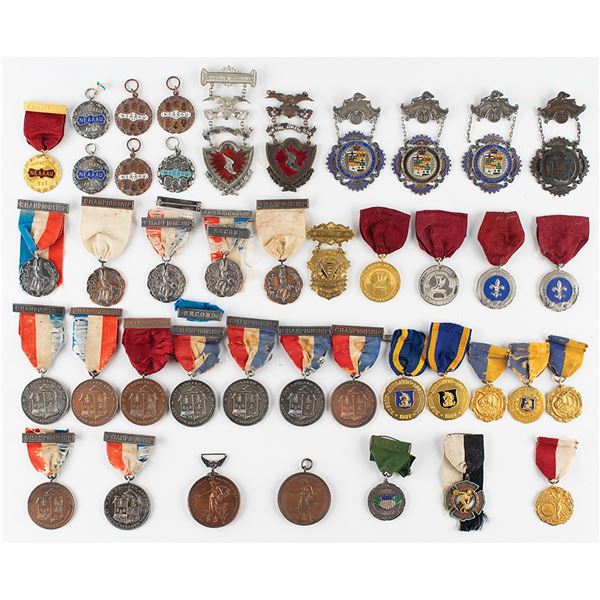 Ellery Clark's Collection of (42) Athletic Medals