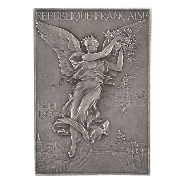 Paris 1900 Olympics Silver Winnerâ€™s Medal for Gymnastics