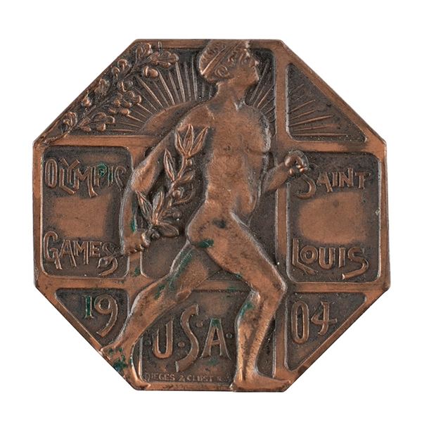 St. Louis 1904 Olympics Athlete's Participation Medal/Badge