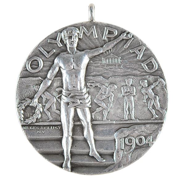 Daniel Frankâ€™s St. Louis 1904 Olympics Silver Winner's Medal