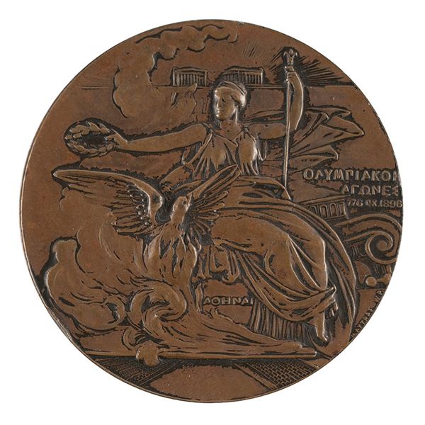 Athens 1906 Olympics Bronze Participation Medal