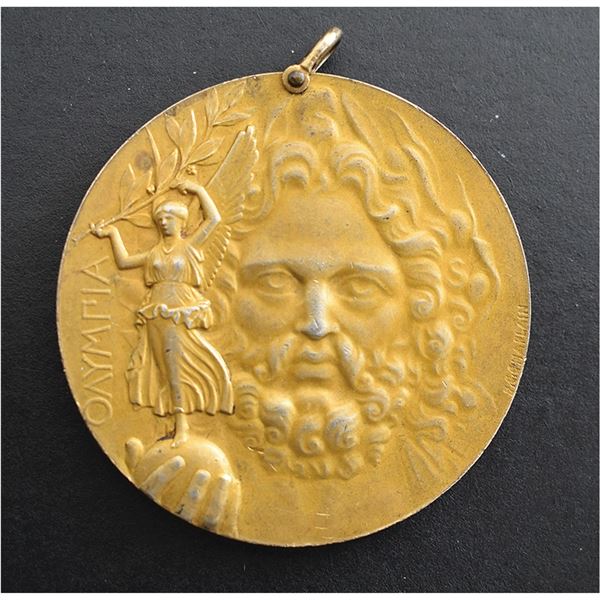 Athens 1906 Intercalated Olympics Gold Winner's Medal