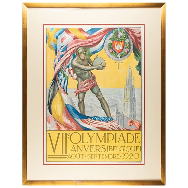 Antwerp 1920 Summer Olympics Poster