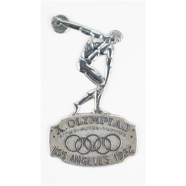 Los Angeles 1932 Summer Olympics Car Badge