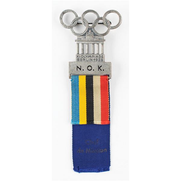 Berlin 1936 Summer Olympics Chef de Mission Badge