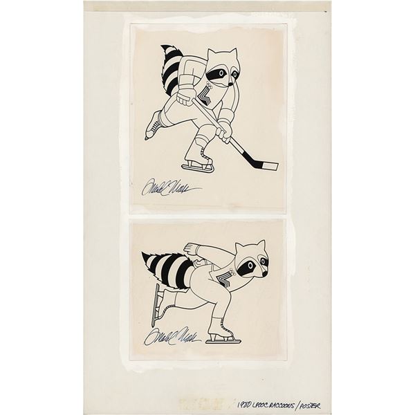 Lake Placid 1980 Winter Olympics Mascot Designs Signed by Creator Don Moss