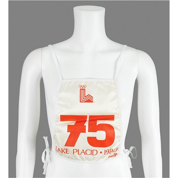Lake Placid 1980 Winter Olympics Bib