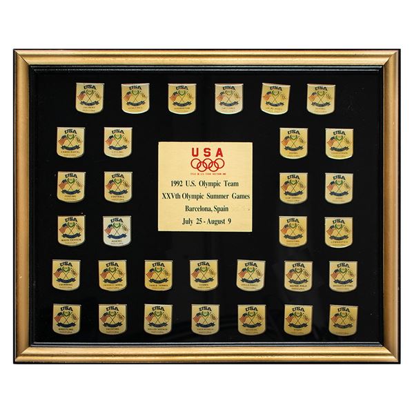Barcelona 1992 Summer Olympics Team USA Pin Collection of (32)