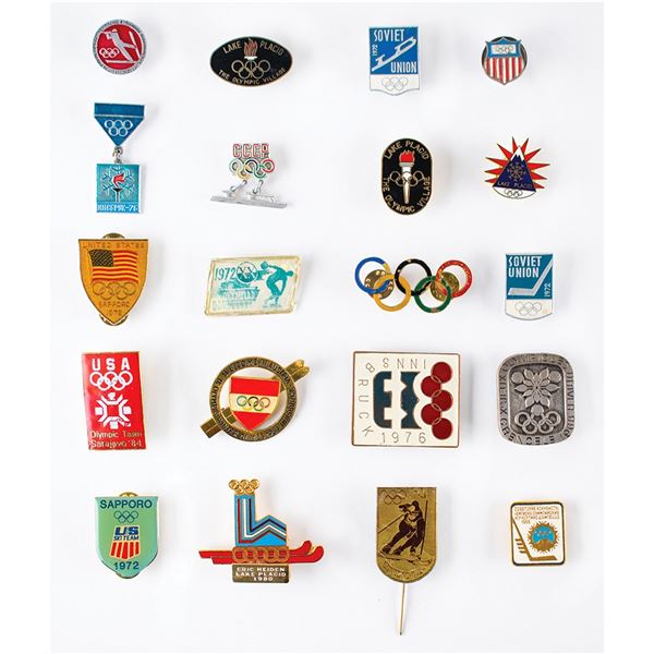 Winter Olympics Collection of Nearly (130) Pins