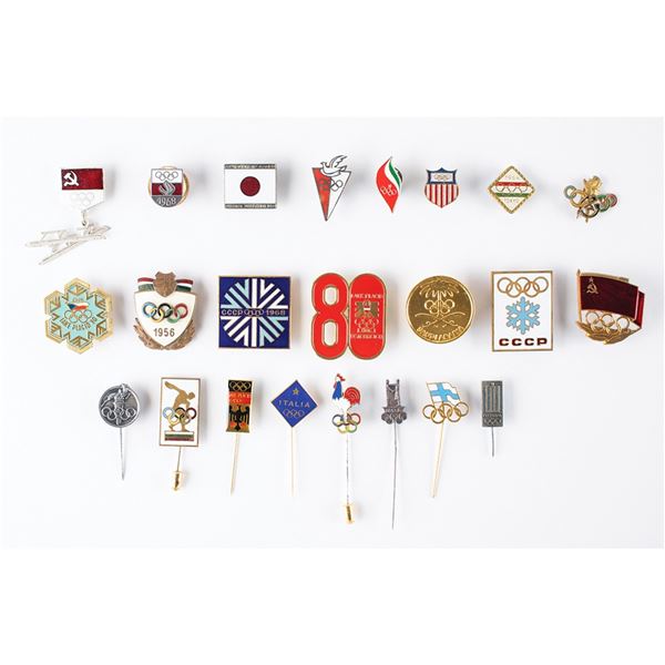 Summer and Winter Olympics Collection of Over (150) NOC and Federation Pins